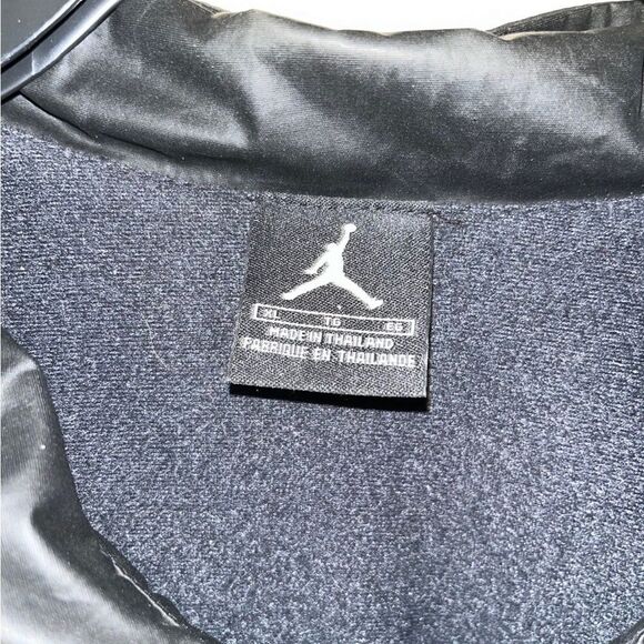 Vintage Jordan Jumpman Windbreaker Jacket Men's XL Black Full Zip Jacket Vented - Picture 5 of 5